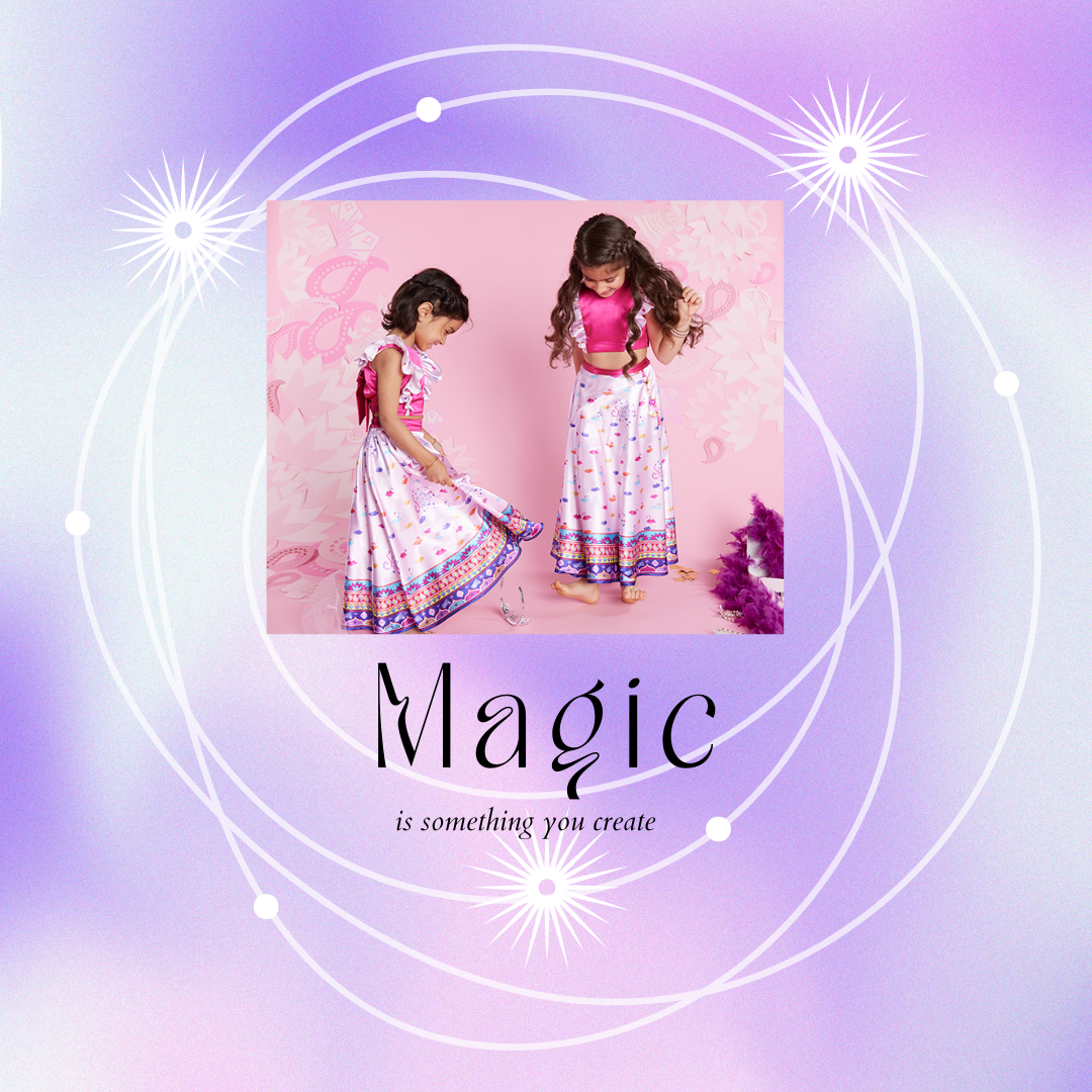 Girls wearing pink girls party dresses